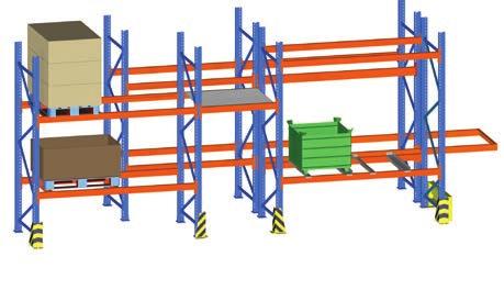 PALETOVÝ REGÁLOVÝ SYSTÉM Stow Pal Rack paletový regálový systém se skládá z širokého sortimentu základních součástí a doplňků, které splňují všechny Vaše požadavky.