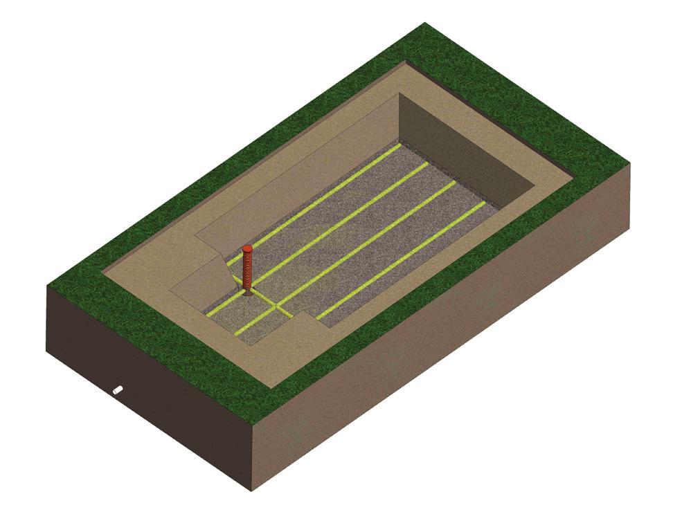 Práce prováděné objednatelem: 2 VYROVNÁNÍ DNA VÝKOPU A ODVODNĚNÍ ZÁKLADOVÉ DESKY Vysypání štěrkem Instalace drenážního potrubí Instalace odvodnění Dno výkopu vyrovnáme vysypáním štěrkem zrnitosti