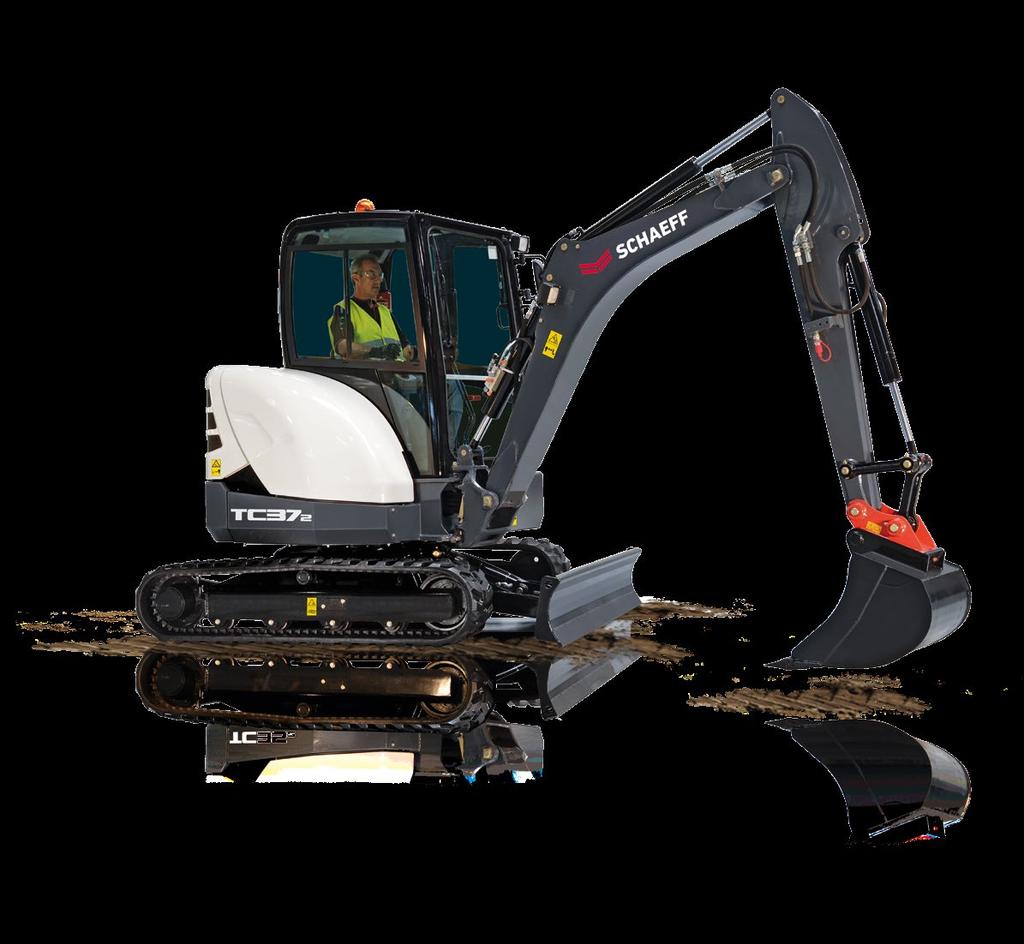 MINIRYPADLO Technické údaje Pohotovostní hmotnost Výkon motoru Objem lžíce Hloubkový dosah Dosah 3550 kg 22,8 kw (31,0 PS) 54 191 l