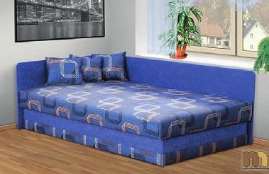 DÁREK Dětská patrová postel spací plocha 80 188 cm, včetně roštů a úložného prostoru Dětská