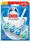 100 ml = 4,39 Duck Active Clean 38,6 g