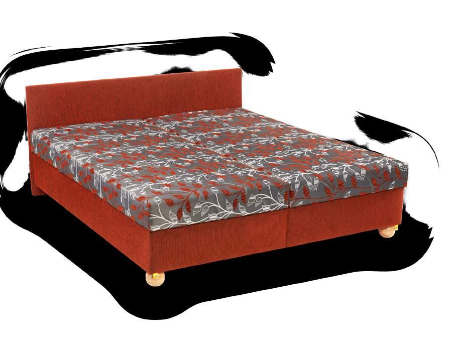 600 Kč 20 440 Kč POSTELE / MARIKA nadčasová čalouněná postel s lamelovým polohovacím roštem a přičalouněnou matrací s jednoduchým čelem rozměry (d/ š/ v.č.): 208 184 83 cm potahové látky II.