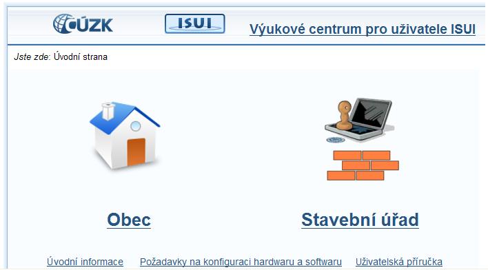 4.8 Školící příručka ISÚI Český úřad zeměměřický a katastrální připravil vlastní výukové centrum pro uživatele ISÚI na adrese http://www.cuzk.cz/isui-elearning/index.html.