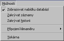 Hledat... umožňuje vyhledávání v zobrazeném textu. Zaměnit... umožňuje automatickou záměnu v označeném textu.