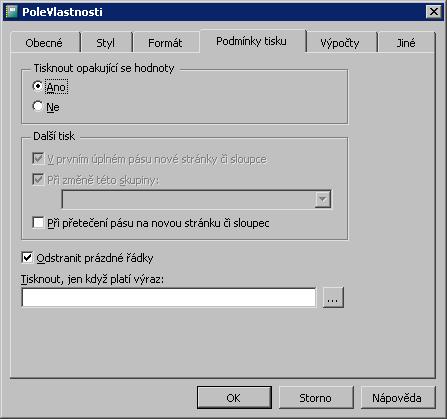 MEATEST WinQbase 3.08 Znakový zvolí se v případě, že výraz je typu text. Následně se pak zobrazí nabídka formátů pro text. Číselný zvolí se v případě, že výraz je typu Číslo.