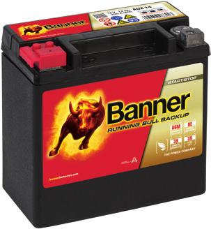 STARTOVACÍ BATERIE PRO OSOBNÍ VOZIDLA RUNNING BULL BACKUP ZÁLOŽNÍ BATERIE PRO VOZIDLA S EXTRÉMNĚ VYSOKOU SPOTŘEBOU ENERGIE.