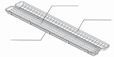 SLIM 57 Průmyslové LED svítidlo Průmyslová LED svítidla SLIM jsou určena pro vnitřní osvětlení výrobních hal, skladů a hospodářských budov, uzavřených parkovišť, tělocvičen, prostor s vysokou