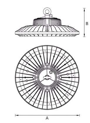 220 ~ 240V 240V~ IP65 CRI >80 DALI Charakteristiky Plášť: litý hliník, antikorozní povlak Barva pláště: šedá, černá Typ LED chipu: SMD Možnost stmívání: ano* Ovládání: DALI* Svítivost: od