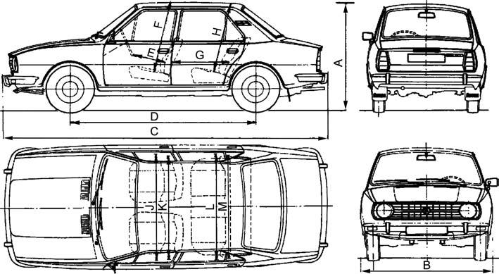 14 Automobily Škoda technické a seřizovací hodnoty