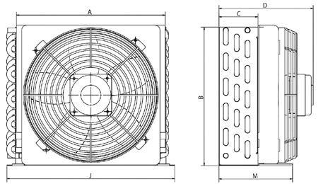 (W) Rozměry (mm) A B D Napětí (V) Úroveň hlučnosti, db (A) / 3m s AC ventilátorem s EC ventilátorem KONDENZÁTORY CAVF 72 650 265 3 3,0 1x 170 36 210 185 162,5 29 1 309,- 2 031,- CAVF 73 745 245 4 3,0