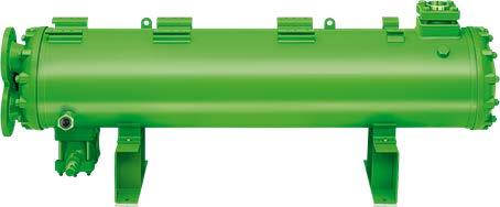 KONDENZÁTOR BITZER Trubkový kondenzátor Označení modelu: K 1053 H N - 2 Kondenzátor H = Upevňovací konzole N = dole H = dole a nahoře (standardní kompresory) T = dole a nahoře (standardní a tandem