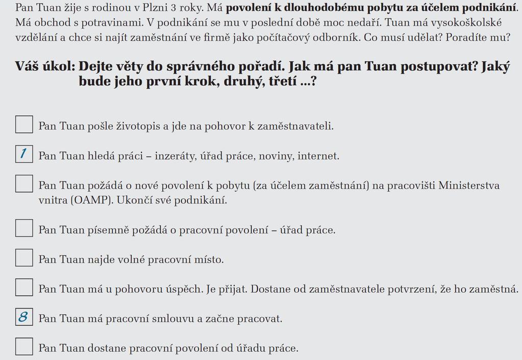 C Jak začít jako zaměstnanec C1 Čtení 1. Jak začít v České republice pracovat jako zaměstnanec. 2.