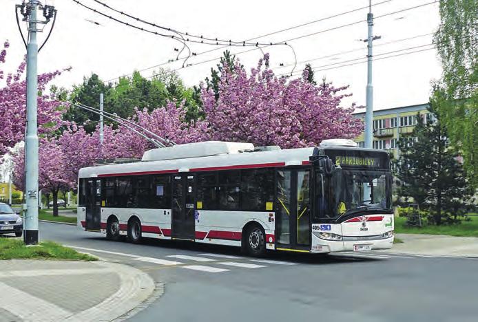 V Pardubicích s tímto typem nastoupily první trolejbusy s asynchronními trakčními motory, které při brždění umí vracet (rekuperovat) elektrický proud zpět do sítě, kde ho mohou využít jiné trolejbusy.