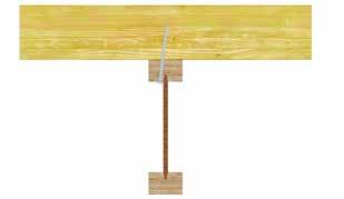 Stavební systém STEICO detaily s masivní dřevěnou stěnou OBVODOVÉ STĚNY Z MASIVNÍHO DŘEVA MH1 Obvodová stěna z masivního dřeva STEICOwall Izolace stojiny Deska v ostění Spodní práh ze STEICO LVL X