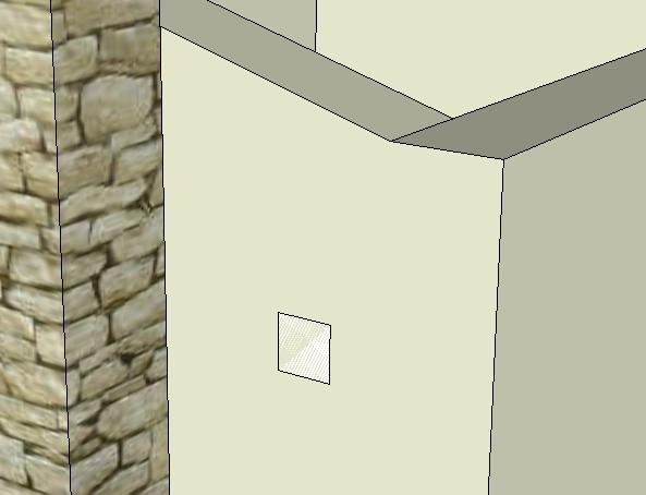 List 1 Dřevěný krov Na vznikající domek nakreslíme nyní dřevěný jednoduchý krov. Domek je jednoduchý a má obyčejnou pultovou střechu.