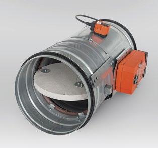 rozměr 1 000 500 mm) kruhové klapky od ø 160 do 630 mm certifikace dle EN 15650  dle EN 15650 ovládání klapek mechanické nebo pomocí servopohonu pro maximální rychlost 12 m/s a tlakový rozdíl na