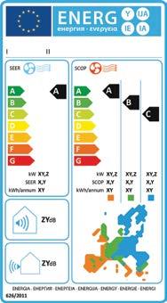 SEER SCOP A+++ SEER 8.5 SCOP 5.1 A++ 6.1 SEER < 8.5 4.6 SCOP < 5.1 A+ 5.6 SEER < 6.1 4.0 SCOP < 4.6 A 5.1 SEER < 5.6 3.4 SCOP < 4.0 B 4.6 SEER < 5.1 3.4 SCOP < 4.0 C 4.