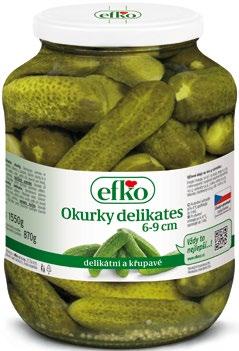 okurky Okurky delikates 3 6 cm / Okurky delikates 5 8 cm