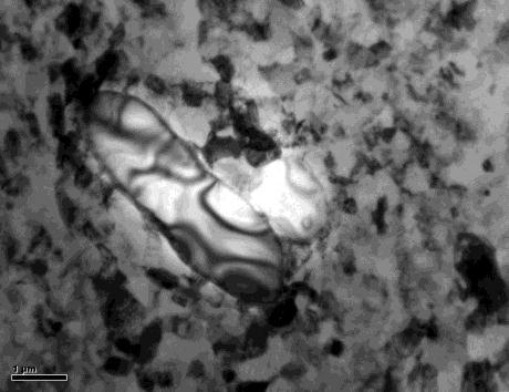 5 The structure of AlMn1Cu alloy after 5 th pass (classical ECAP tool 90 ) Struktura slitiny po pátém