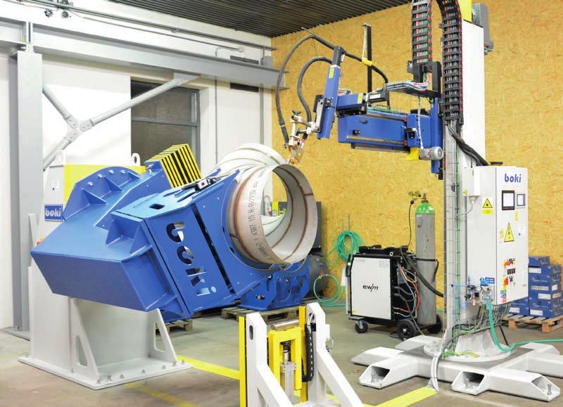 10 Specializovaná pracoviště automatizované svařovací pracoviště pro výrobu nerezových trubních dílců, pracoviště pro řezání vysokotlakým vodním paprskem, pracoviště pro automatizovanou výrobu