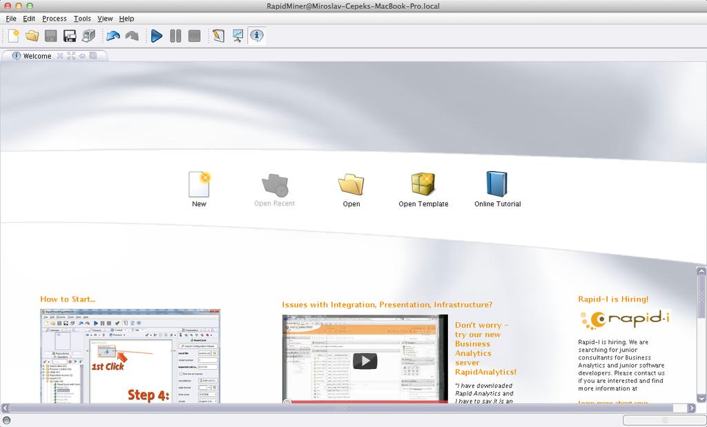 Rapidminer, úvodní