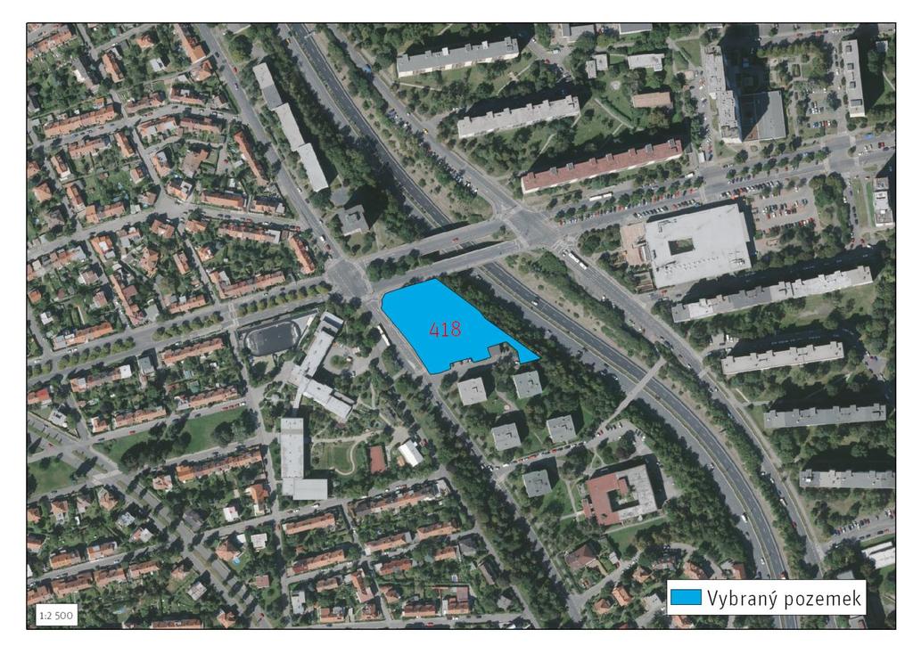 Pozemek 418 Katastr: Záběhlice Městská část: Praha 4 Počet parcel: 2 Rozloha: 4 781 m 2 Typ