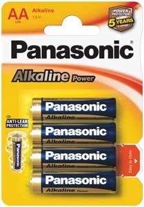 17 baterie Baterie PANASONIC PRO POWER prémiová řada alkalických baterií