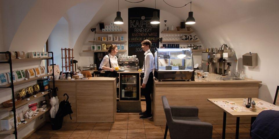 nine Cafe nabízí svým zákazníkům kvalitně Ač může název evokovat svět J. R. R. Tolkiena, připravenou kávu na Údolní již od roku 2008.