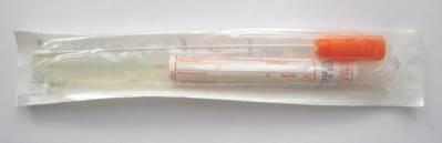 Odběr moče sterilní střední proud první ranní moče 5-10 ml Diamondovo medium pro Trichomonas vaginalis sterilní plastová zkumavka s červenou zátkou, Kultivace Trichomonas vaginalis