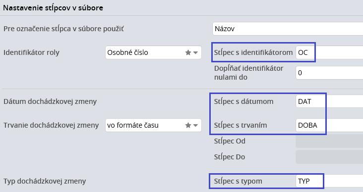 UPOZORNENIE: Import dochádzky a ani odstránenie položiek importu dochádzky nespúšťa automaticky prepočet mzdy.