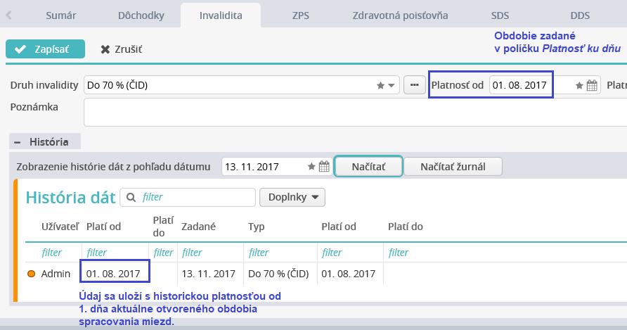 HUMANET PERSONALISTIKA A MZDY časť I. 3. Hromadná zmena ZPS u skupiny zamestnancov. Príklad: Skupine zamestnancov je potrebné s platnosťou od 1. augusta 2017 zmeniť údaj na záložke ZPS na Áno.