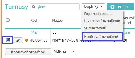Pomocné dáta PAM/Turnusy 16 Pomocné dáta PAM Vo voľbe Pomocné dáta PAM má užívateľ okrem iných k dispozícii funkcie na vytváranie nových pracovných kalendárov, pridávanie útvarov, stredísk na účely