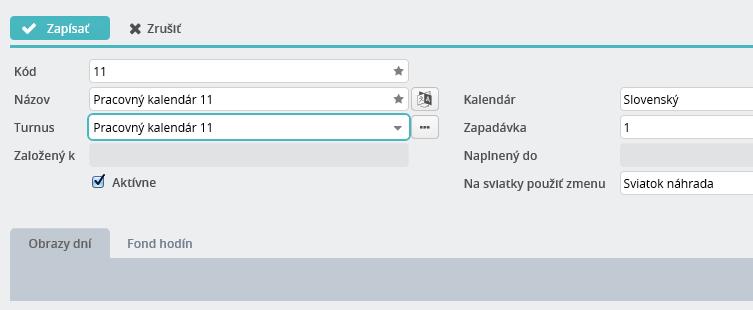 Pomocné dáta PAM/Obrazy turnusov 16.2 Obrazy turnusov Na to, aby sa vytvoril pracovný kalendár použiteľný v spracovaní miezd je potrebné z turnusu vytvoriť obraz turnusu.