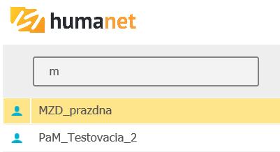 Ak ste sa prihlásili do systému cez prihlasovací formulár, vstúpite buď priamo do vašej databázy, alebo do zoznamu databáz (ak