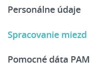 Základné ovládanie v systéme Humanet/Ovládacie prvky systému Humanet Klávesová skratka ESC Šípka hore/dole Šípka doprava/doľava ENTER MEDZERNÍK TAB SHIFT+TAB Popis operácie Pomocou klávesu ESC sa