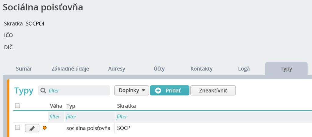 HUMANET PERSONALISTIKA A MZDY časť I. Logá Záložka slúži na uloženie súboru s logom organizácie alebo pečiatkou.