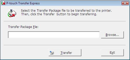 Přenos šablon pomocí programu P-touch Transfer Express (pouze systém Windows ) 2 Pokud je