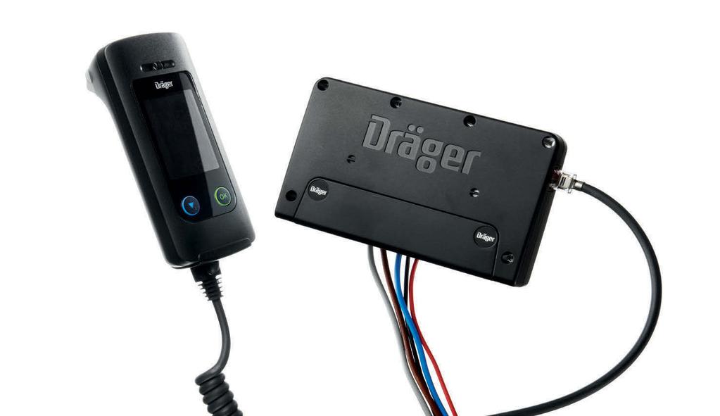 Dräger Interlock 5000 Alkoholový zámek zapalování vozidla Interlock 5000 je přístroj na měření alkoholu s funkcí imobilizéru.