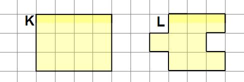 Vzdělávací Matematika Ročník 5. Tematický Geometrie v rovině a v prostoru RVP ZV M-5-3-02 Žák sčítá a odčítá graficky úsečky; určí délku lomené čáry, obvod Na obrázku jsou tři rovinné útvary K, L, N.