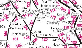 Obr. 1 - Plánek tratě (zdroj: http://www.cd.cz/files/kjr) 1.3 Historie trati O budování železniční tratě z Rakovníka do Loun bylo rozhodnuto na konci 19.