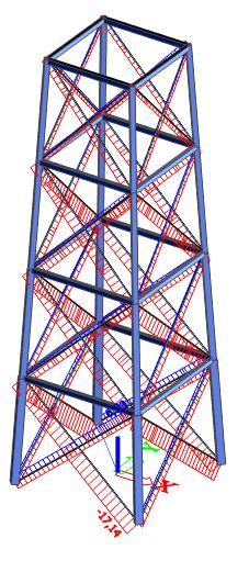 V rámci nově navržených úprav pomocí komplexního 3D modelu se tato práce bude zabývat přerozdělením zatížení na táhla a novou dimenzí ocelových věnců, u kterých je navrhována i změna materiálu,