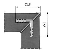 370210GR Koncovka pre PVC soklový profil 120 mm šedá N UNP.370310GR Koncovka pre PVC soklový profil 150 mm šedá N UNP.