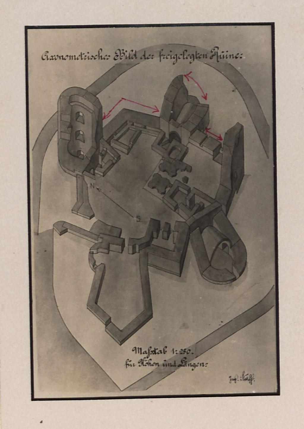 Zřícenina Hartenštejn (práce v roce 1933) 16. května 1933 v noci došlo ke vloupání do měšťanské školy.