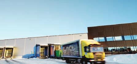 Moderní logistické centrum ve Švédsku Tranås