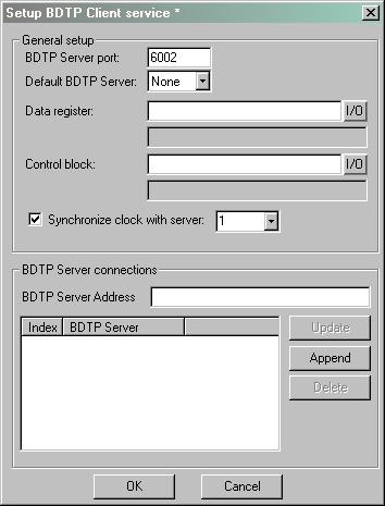 Sít ové funkce a komunikace Sít ové služby 9 Při výpadku serveru BDTP klient nadále využívá fyzické systémové připojení. Pro navázání spojení se serverem klient neprovádí restart.