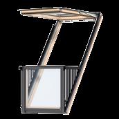 Další řešení Premium Střešní balkon Střešní výlezy Světlovody TWR Pro šikmé střechy 30 60 mm GDL