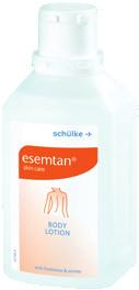 Regenerační esemtan body lotion Emulze pro péči o suchou, namáhanou pleť.