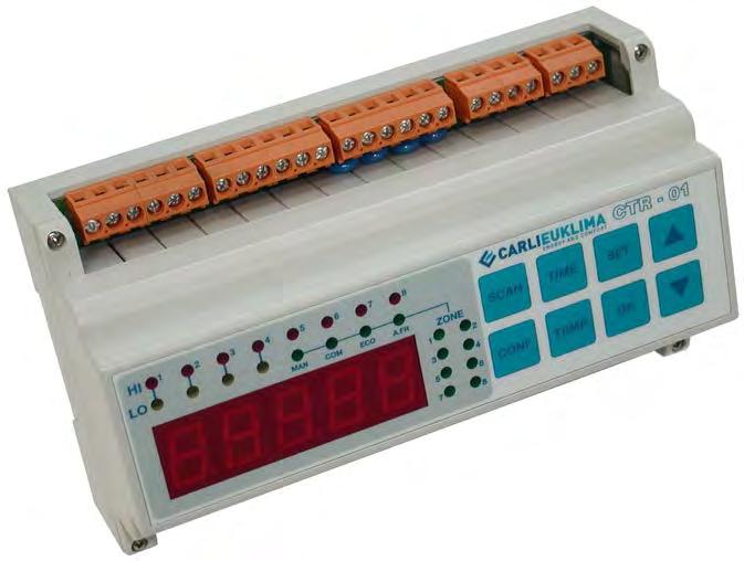 NEON Obr. 1.10 Termostat prostředí CTR-01/EU1 SYSTÉM NASTAVENÍ Nastavení světlých sálavých infrazářičů NEON lze provádět jednoduchým termostatem prostředí.