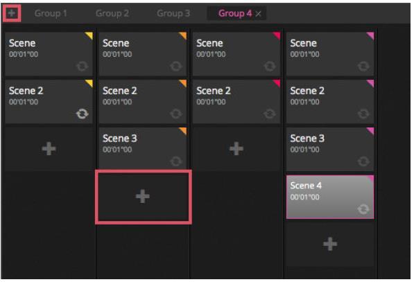 EDIT (pokračování) 4.3 Tvorba scén Jakmile jsou v Editoru nastaveny kanály, hodnoty se uloží do scén. Scéna může mít statický vzhled (např.