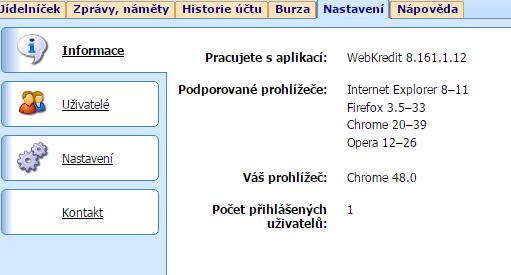 Strávníkům se na této záložce zobrazují všechny účtenky odesílané do EET, které mají zároveň nastaveno odesílat elektronicky.